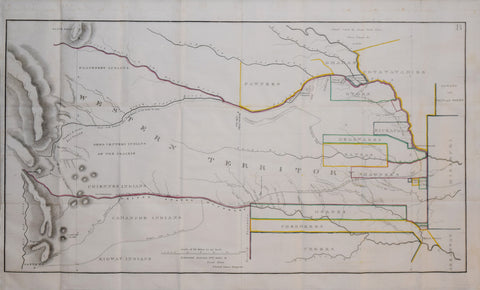 Enoch Steen (1800-1880), Lieut Steen’s Untitled Map of the Western Territory