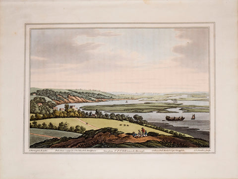 Joseph Farington (1747-1821) after, View from Upnor Towards Sheernefs