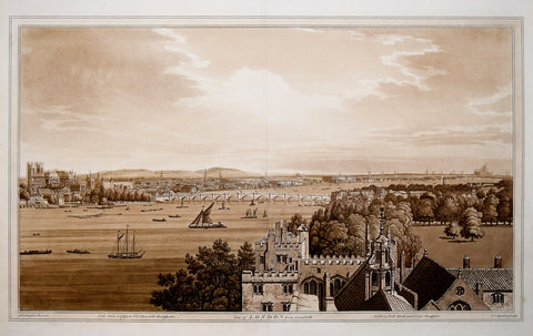 Joseph Farrington (1747-1821), delineated, View of London from Lambeth