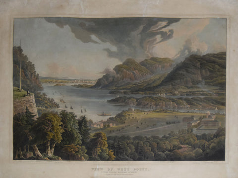 Robert Havell Jr. (1793–1878), View of West Point, United States Military Academy