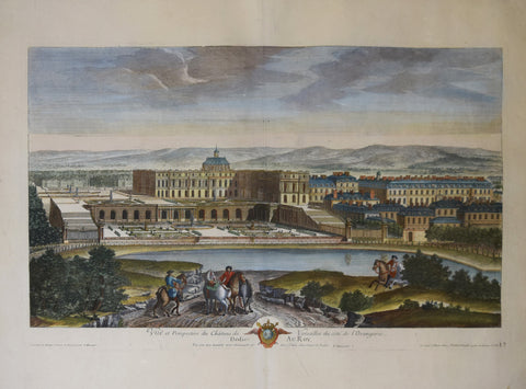 Pierre Menant (fl. 1716), Vue et Perspective du Chateau de Versailles du cote de l'Orangerie
