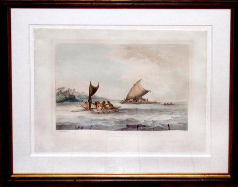 ﻿John Webber (1751-1793), Boats of the Friendly Islands