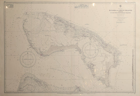 The British Admiralty/ United Kingdom Hydrographic Office  Bahama and Abaco Islands…[West Indies and Bah