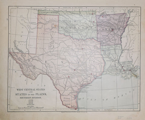 Harper & Brothers (1833–1962), West Central States and States of the Plains, Southern Division