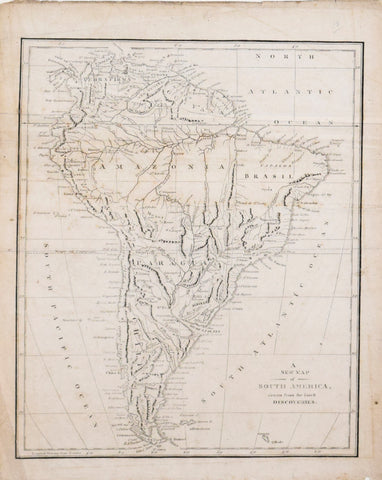Robert Wilkinson (fl. 1768-1825), A New Map of South America drawn from the latest Discoveries