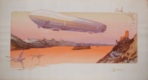 Ernest Montaut & Marguerite (Gamy) Montaut, Zeppelin