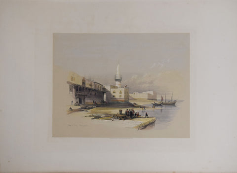 David Roberts (1796-1864), Quay at Suez