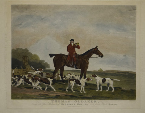 Painted by Ben Marshall, after, Twenty Six Years Huntsman, in the Berkeley Hounds...