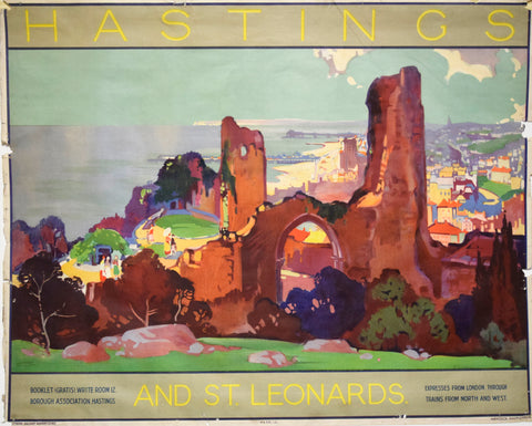Leonard Richmond (British, 1889-1965), Hastings and St. Leonard [British Railways]