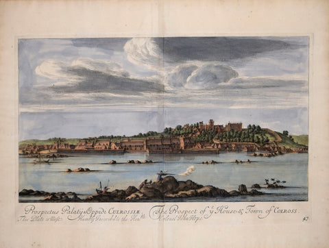 John Slezer (1693-1718), The Prospect of ye House & Town of Colross