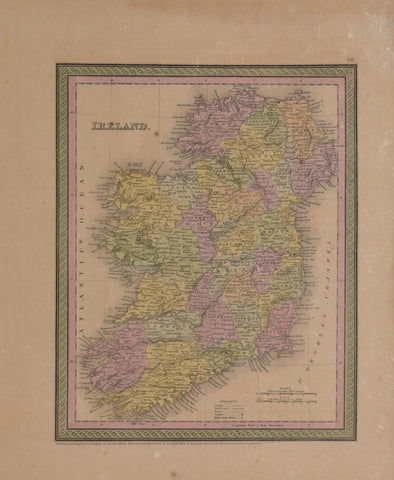 Samuel Augustus Mitchell (1792-1868) & Thomas Cowperthwait  Ireland, Pl. 48