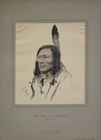 Rudolf Cronau (1855-1939)  Kanri-cikala - Die kleine Krake. Dakota Indianer. 7.