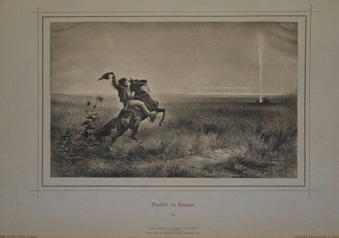 Rudolf Cronau (1855-1939)  Prairie in Kansas. 20.