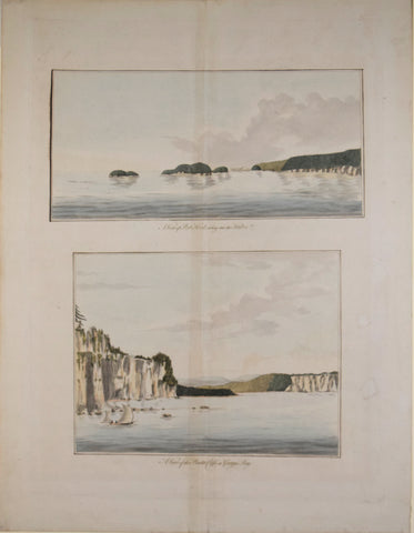 Joseph Frederick Wallet Des Barres (1721-1824),  A View of Port Hood Sailing into the Harbor
