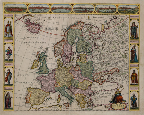 Frederick De Wit (1610-1698)  Nova Europae [Europe]