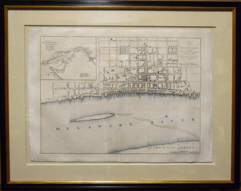 Benjamin Easburn, A Plan of the City of Philadelphia, the Capital of Pennsylvania...