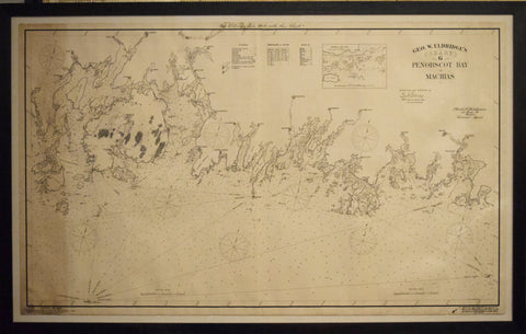 Geo. W. Eldridge Geo. W. Eldridge’s Chart G, Penobscot Bay to Machias