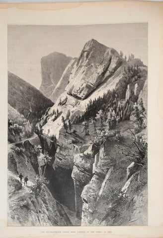 K. Heyn, The Peutelsteiner Chasm, near Ampezzo, in the Tyro [Italy]