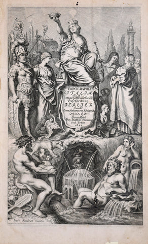 Matthaeus Merian (1593-1650) & Martin Zeiller, Topographiae Italiae...[Title Page]