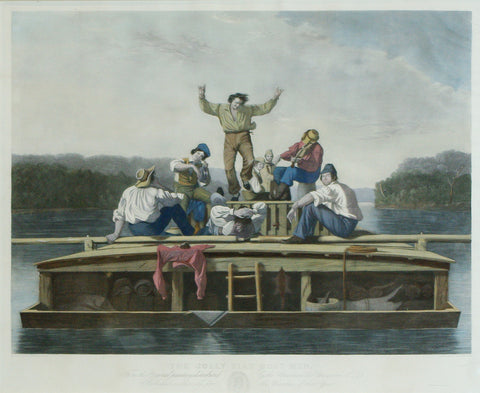 George Caleb Bingham (1811-1879), The Jolly Flat Boatman