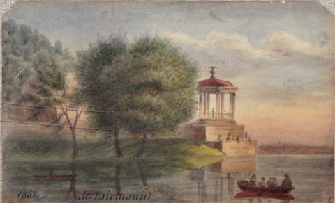 August Kollner (American, active 1838–72),  At Fairmount. 1861. [Fairmount Park, Philadelphia]