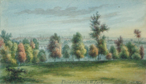 August Kollner (American, active 1838–72),  Philadelphia. W. Park. 1870. [Fairmount Park, Philadelphia]