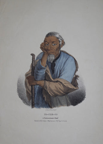 James Otto Lewis (1799-1858), Pottowattomie Chief