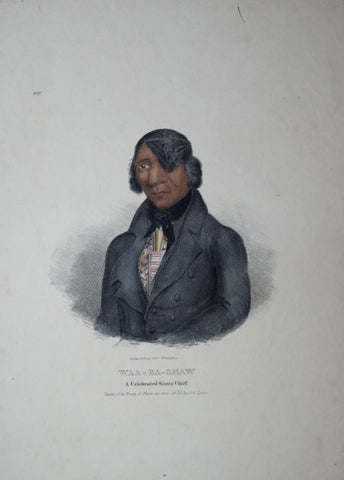 James Otto Lewis (1799-1858), Waa Ba Shaw