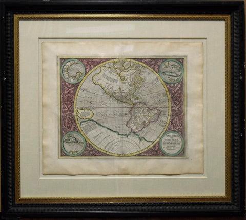 Michael Mercator (ca. 1567-1600), after Gerhard Mercator (1512-1594) America Siue India Nova…