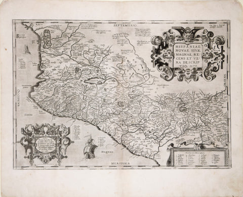 Abraham Ortelius (Flemish, 1527-1598), Hispaniae Novae Sivae Magnae Recens Et Vera Descriptio