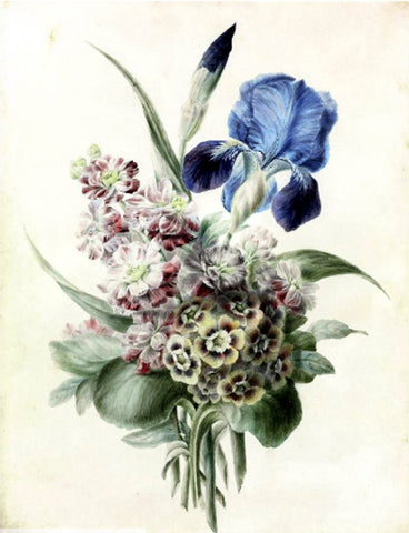 Pierre-Joseph Redouté  (Belgian, 1759-1840), A Mixed Bouquet Of Flowers