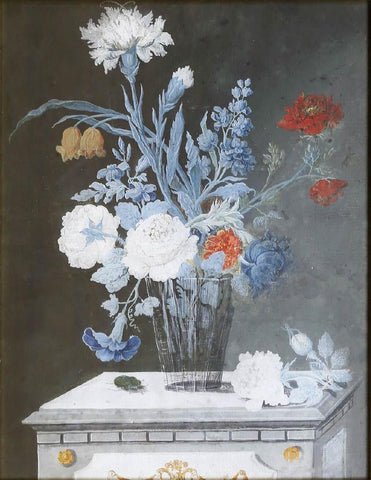 School of Barbara Regina Dietzsch (1706-1783), Flower Bouquet with Beetle