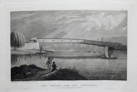 J.G. Martini, The Bridge over the Schuylkill, near Philadelphoia ver Staaten