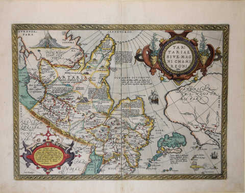 Abraham Ortelius (1527-1598), Tartariae Sive Magni Chami Regni typus
