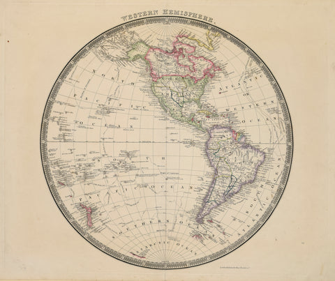 Henry Teesdale (1776-1855)  Western Hemisphere [North and South America]