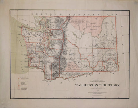 United States General Land Office/Charles Roeser, Washington  Territory