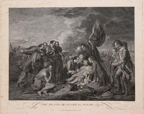 Benjamin West (1738-1820), after the painting  The Death of General Wolfe, at Quebec