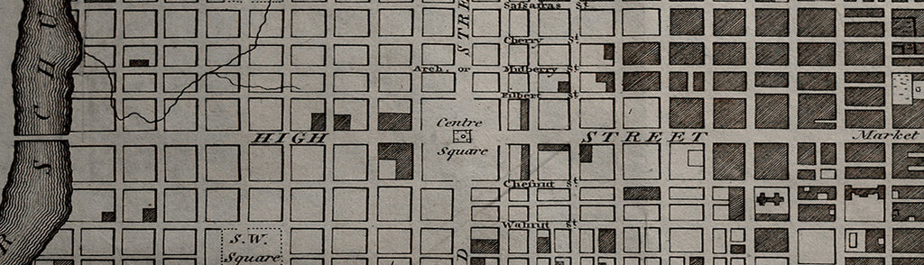 William Birch - Plan of the City of Philadelphia